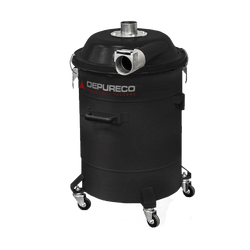 wet & dry pre-separator (models P10926 / P10927 / P09421) on wheeled drum with lid and elbow inlet.