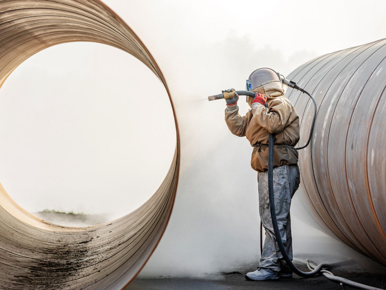 sandblasting
