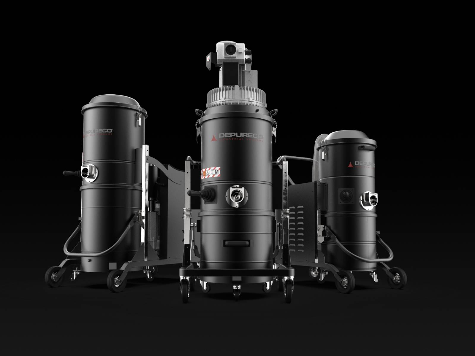 Threephase heavy duty industrial vacuums