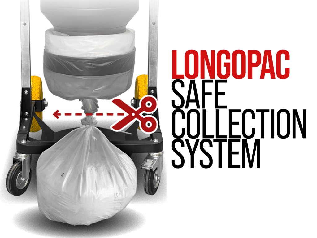 Longopac safe dust collection systems are perfect for OSHA health and safety rules.