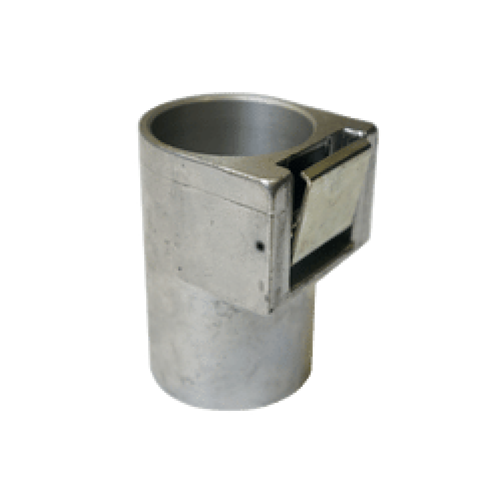 Quick Coupling — Fast-Change Hose Connector | Depureco Metal quick-coupling hose connector with latch mechanism for fast vacuum line changes.