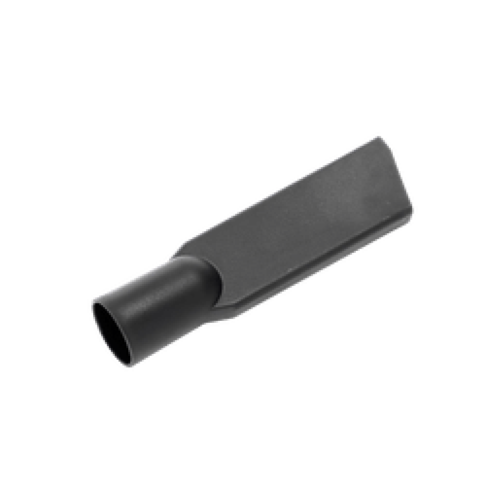 PVC Flat Pipe Nozzle — Narrow Crevice Pickup | Depureco PVC flat pipe vacuum nozzle with narrow rectangular mouth for tight crevices.