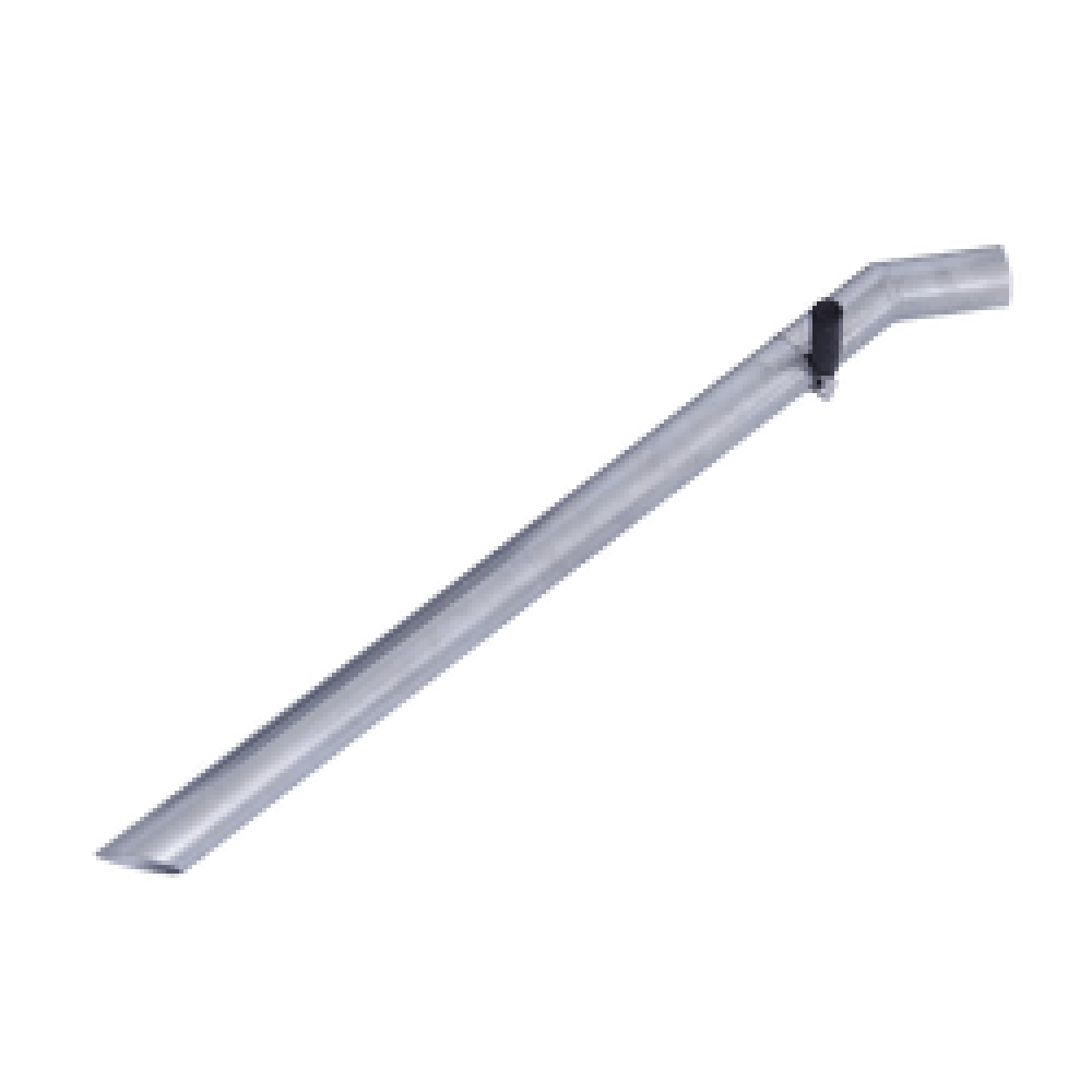 Extension Pipe with Handle — Overhead & Floor Reach | Depureco Rigid vacuum extension pipe with angled tip and integrated handle for extended reach.