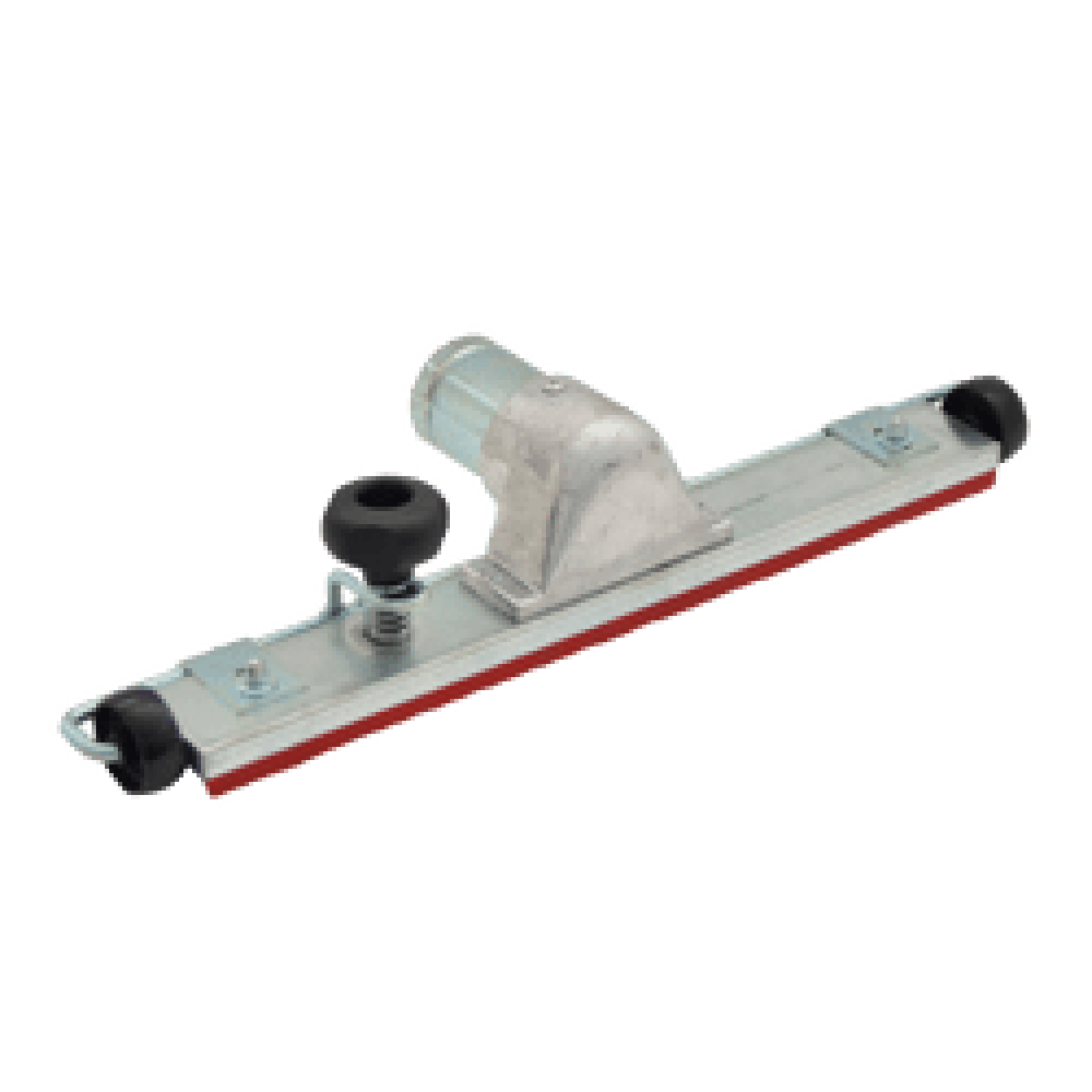 PRO Floor Dust Brush — Heavy-Duty Wide Head | Depureco Heavy-duty “PRO” floor dust brush head with end wheels, metal body, and central hose connection.